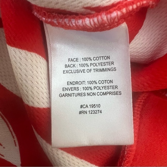 Lolë Half Zip Sweatshirt Unity Sweater XL Flame Red Colorful Tropical Travel - Picture 6 of 11